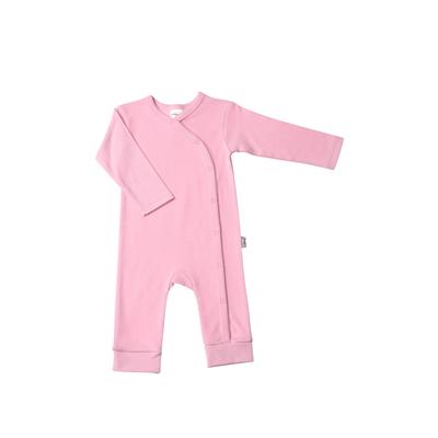 Strampler LILIPUT, Baby, Gr. 74/80, EURO-Größen, rosa, 100% Baumwolle, klassisch, Langarm, Overalls, mit Druckknöpfen