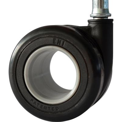 Stuhlrolle MAYER SITZMÖBEL "myMusic", grau (grau, schwarz), Ø:6,5cm, Kunststoff, Möbelrollen, Stuhlrollen, 5 Stück im Set Image