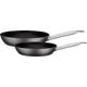 Pfannen-Set GSW "Avanti", grau (schwarz, edelstahlfarben), Ø:28cm, Pfannen, Induktion