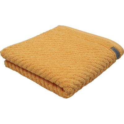 Handtuch ROSS "Smart", orange (aprikose), B:50cm L:100cm, Frottier, Obermaterial: 100% Baumwolle, Handtücher (Packung), Uni-Rippe mit Velourslabel Image