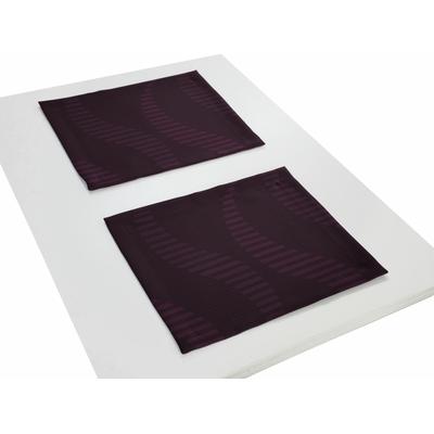 Platzset WIRTH "LUPARA" Gr. 9, lila, B:40cm L:35cm, Obermaterial: 75% Polyester, 25% Baumwolle, Platzsets