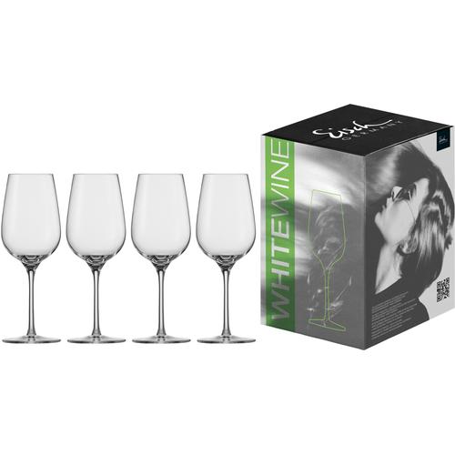 „Weißweinglas EISCH „“Vinezza““ Trinkgefäße Gr. x 21 cm, 360 ml, 4 tlg., farblos (transparent) Weingläser und Dekanter bleifrei, 360 ml, 4-teilig“