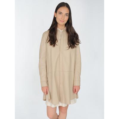 Langjacke MAZE "42021101", Damen, Gr. XL, beige (sand), Obermaterial: 100% Lammleder, Jacken Image