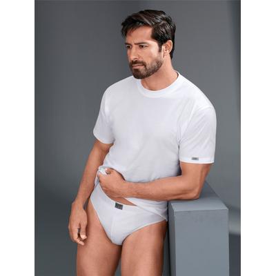 Unterhemd KUMPF, Herren, Gr. 6, Normalgrößen, weiß (2 stück weiß), 100% Baumwolle, Kurzarm, Unterhemden Image