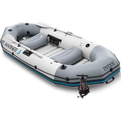 Schlauchboot INTEX "Mariner 3", grau (grau, blau), KleinbooteB:127cm H:46cm L:297cm, B:127cm H:46cm L:297cm Image