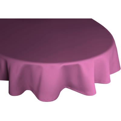 Tischdecke WIRTH "NEWBURY" Gr. 1, lila (beere), B:120cm L:160cm, Polyester, Baumwolle, Tischdecken, oval Image
