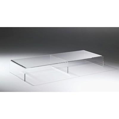 TV-Bank PLACES OF STYLE "Remus", transparent, B:110cm H:15cm T:40cm, Acrylglas, Sideboards, aus Acrylglas in drei Farben und drei Breiten, Fernsehtisch
