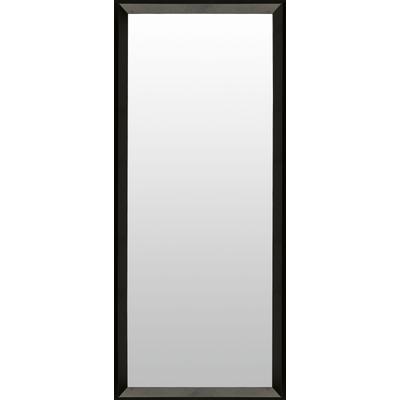 Dekospiegel LENFRA "Anubis", schwarz, B:48cm H:138cm T:3,3cm, MDF, Spiegel, Wandspiegel, rechteckig Image