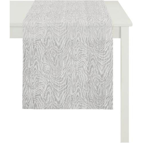 „Tischläufer APELT „“Hydro, Loft Style, Jacquard““ Tischdecken Gr. B/L: 48 cm x 140 cm, 1 St., grau Tischläufer“