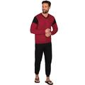 Schlafanzug TRIGEMA "TRIGEMA in modischem Design" Gr. S, rot (rubin) Herren Homewear-Sets Pyjamas