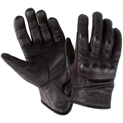 Motorradhandschuhe ROLEFF "RO 71" Gr. XS, schwarz, Handschuhe, XS, Ziegenleder, für den Sommer, mit Polsterung