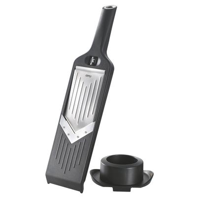 Gemüsehobel GEFU "VIOLI", silber (schwarz, silberfarben), Edelstahl, Kunststoff, Küchenreiben