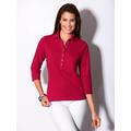 Poloshirt CASUAL LOOKS "Poloshirt" Gr. 44, rot (kirschrot) Damen Shirts Jersey