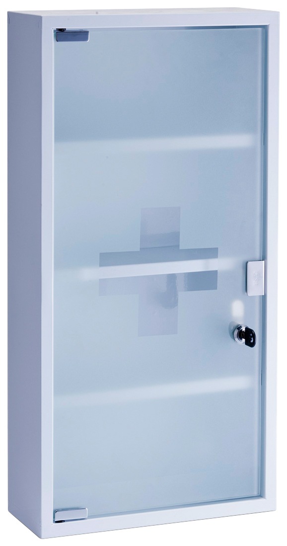 „Medizinschrank ZELLER PRESENT „“Medizin““ Schränke Gr. B/H/T: 30 cm x 57 cm x 12 cm, weiß Apothekerschränke“