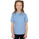 Poloshirt TRIGEMA "TRIGEMA in Piqué-Qualität" Gr. 116, blau (horizont) Kinder Shirts Polo