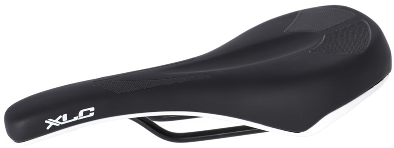 Fahrradsattel XLC "SA-T18", schwarz (schwarz, weiß), Fahrradsättel, B/H/L: 143mm x 70mm x 270mm, B:143mm H:70mm L:270mm Image