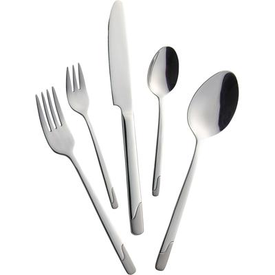 Besteck-Set MULEX "New Jersey", silber (edelstahlfarben), 60 tlg., Edelstahl 18/0, Essbesteck-Sets, teilsatiniert Image