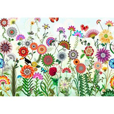 Fototapete KOMAR "Brazil - Größe 368 x 254 cm", bunt, B:368m L:254m, Papier, Tapeten, Wohnzimmer, Schlafzimmer