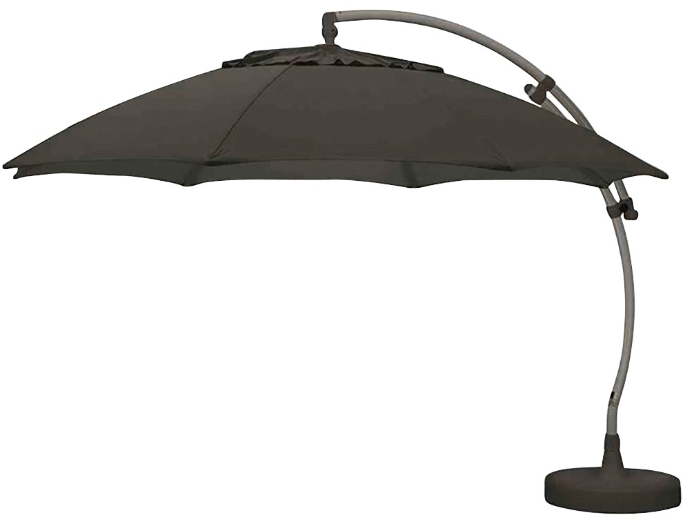 Sonnenschirm SUNGARDEN Standschirme grau (anthrazit) Sonnenschirme