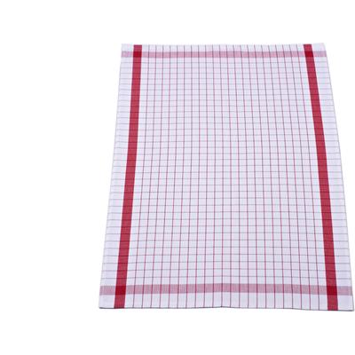 Geschirrtuch ROSS "Exclusiv", rot, B:50cm L:70cm, 50% Baumwolle, 50% Leinen, Geschirrtücher, Karofond, 50% Baumwolle, 50% Leinen, 50x70 cm