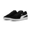 Sneaker PUMA "VIKKY V3", Gr. 41, schwarz-weiß (puma schwarz, puma weiß, puma weiß, puma silber), Leder, sportlich, Schuhe