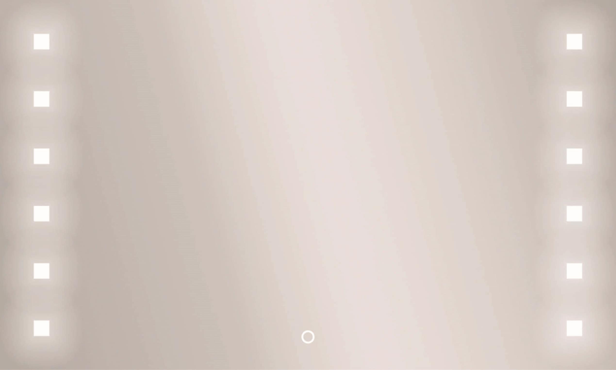 LED-Lichtspiegel JOKEY "Capella III", silber (silberfarben), B:90cm H:60cm T:3cm, Spiegel, 90 x 60 cm