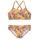 Bustier-Bikini BENCH. "Maui Kids" Gr. 158/164, N-Gr, gelb (gelb, bedruckt) Kinder Bikini-Sets Bikini Bikinis