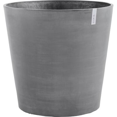 Blumentopf ECOPOTS "AMSTERDAM WHEELS Grey", grau, B:60cm H:56cm T:60cm Ø:60cm, Kunststoff, Pflanzgefäße, BxTxH: 60x60x56 cm Image