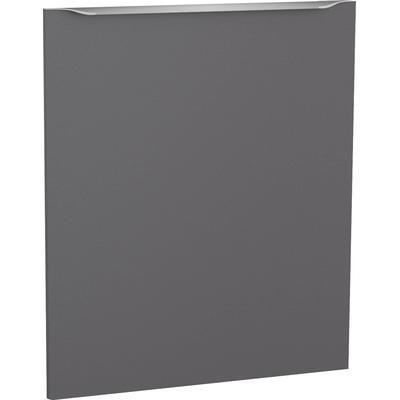 Frontblende KOCHSTATION "KS-Aken", grau (anthrazit), B:59,6cm H:70cm T:1,6cm, Spanplatte, Möbelblenden Image