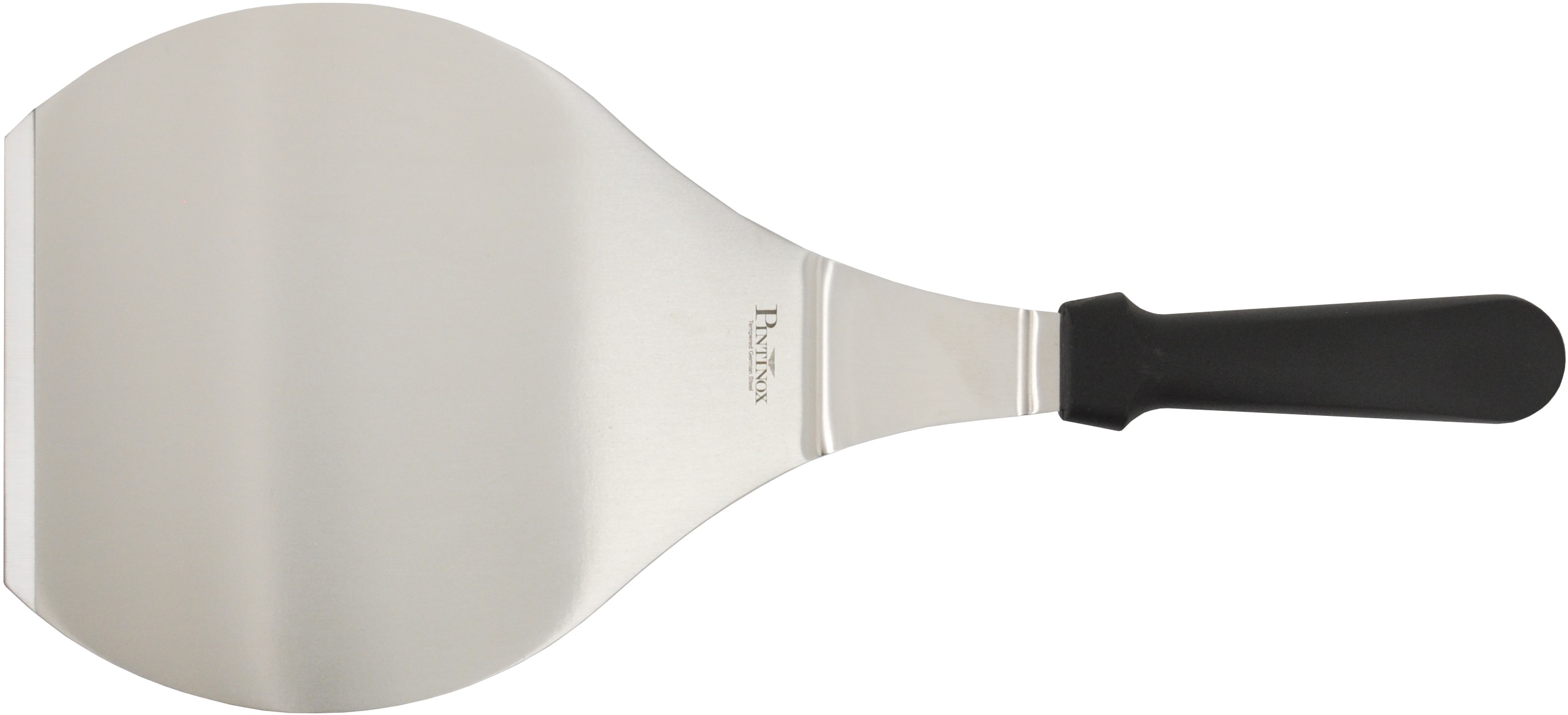 Küchenwender PINTINOX "Professional", schwarz (edelstahlfarben, schwarz), B:16,3cm, Edelstahl, Kunststoff, Küchenpaletten, Pfannenwender, für Pfannkuchen, Pizza, Kuchen, Edelstahl, spülmaschinengeeignet Image