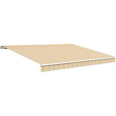 Gelenkarmmarkise WISMAR Gr. 10, bunt (grau, blau, gelb), B:600cm, Polyacryl, Markisen, B: 600 cm, in versch. Ausfällen und Dessins Image