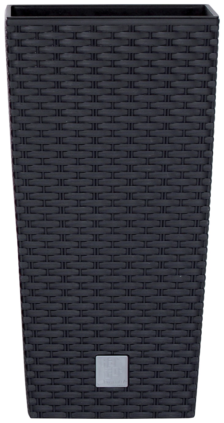 Pflanzkübel PROSPERPLAST "Rato square", grau (anthrazit), H:42,1cm T:22,5cm, Kunststoff, Pflanzgefäße, BxTxH: 22,5x22,5x42,1 cm Image