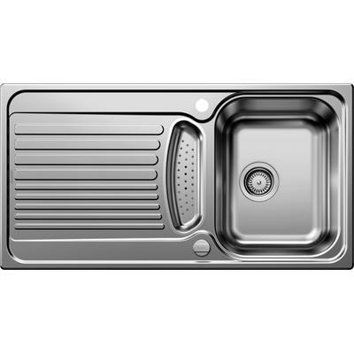 BLANCO Edelstahlspüle "TIPO 5 S" Küchenspülen Gr. beidseitig, grau (edelstahl) Küchenspülen