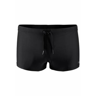 Boxer-Badehose BENCH., Herren, Gr. 6, N-Gr, schwarz, Polyamid, unifarben, Badehosen, mit Logodruck Image