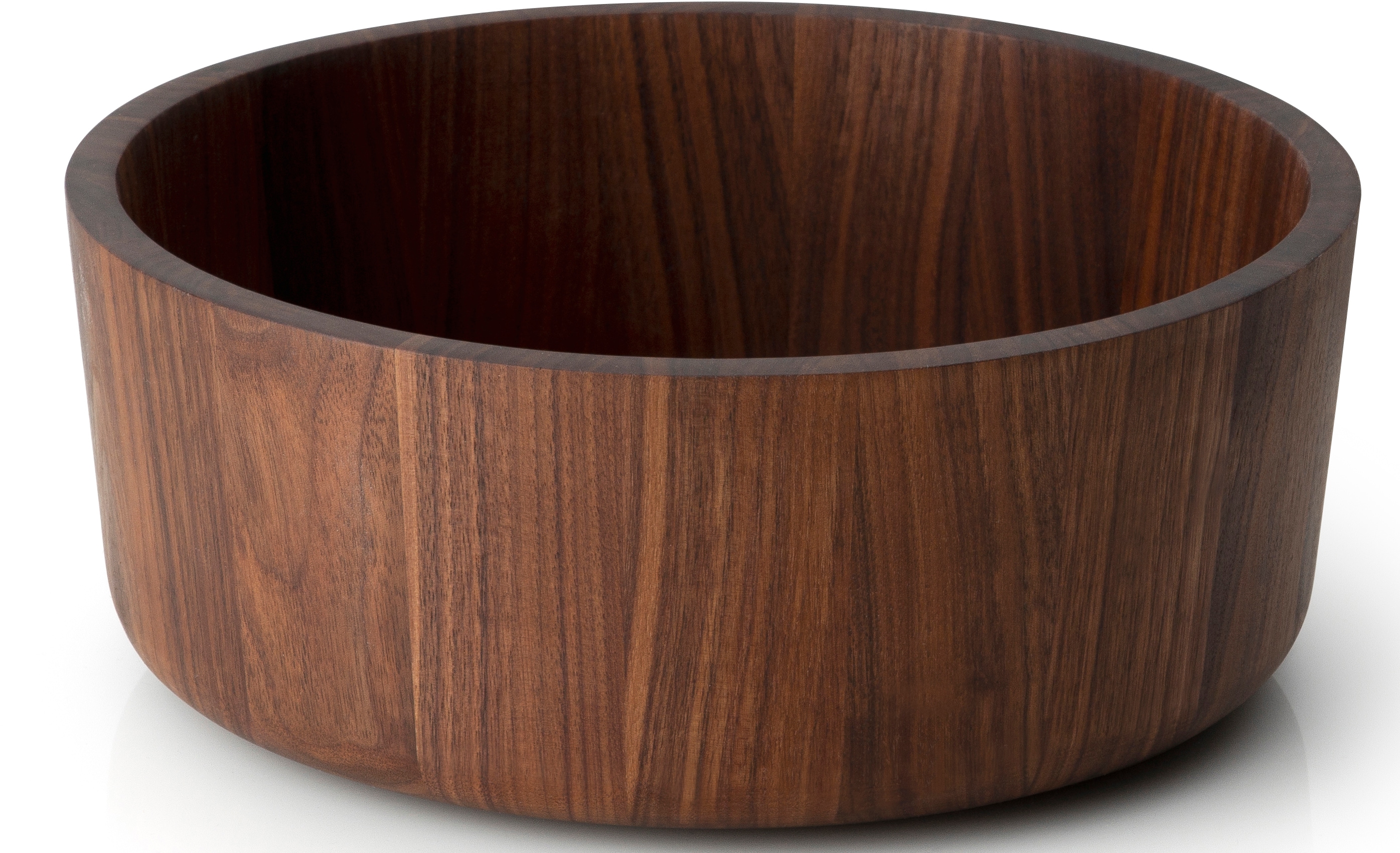 Schüssel CONTINENTA, braun (holzfarben), H:10cm Ø:26cm, Holzwerkstoff, Schüsseln, Schüssel, Walnussholz, Ø 26 cm