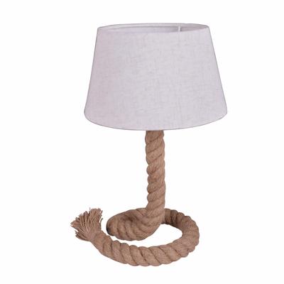 NÄVE Tischleuchte "Rope", braun (weiß, braun), Ø 24cm H: 40cm, Lampen, Tischleuchte "Rope" exkl. 1x E27 max.40W, Jutesei