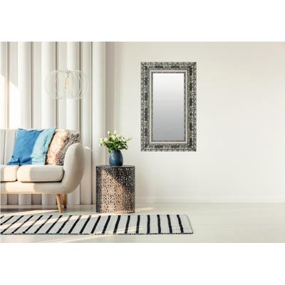 Dekospiegel LENFRA "Ashanti", silber (silberfarben), B:59cm H:149cm T:4,3cm, EPS-Kunststoff, Spiegel, Wandspiegel Image
