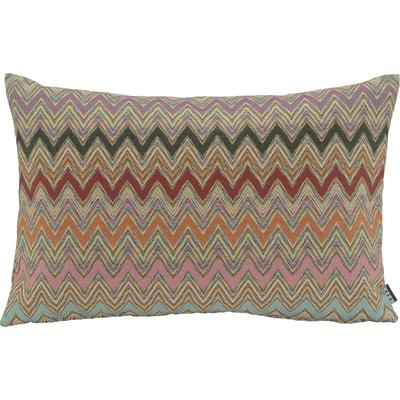 Dekokissen H.O.C.K. "Cahlil", bunt (bunt, gemustert), B:40cm H:10cm L:60cm, Baumwolle, Polyester, Dekokissen_Sitzkissen_Kissenhüllen, mit Zick-Zack-Muster, Kissenhülle mit Füllung, 1 Stück Image