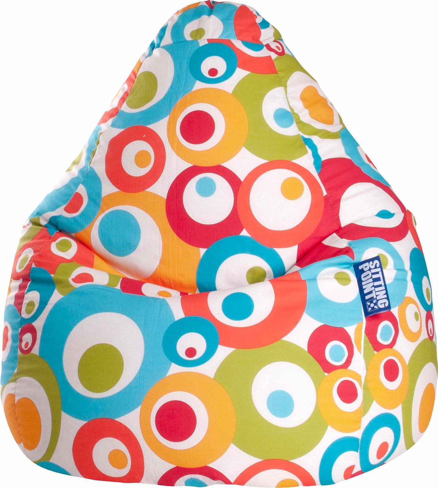 Sitzsack SITTING POINT "Malibu L", blau (türkis), Sitzsäcke, Sitzsack