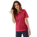 Poloshirt CASUAL LOOKS "Poloshirt" Gr. 38, rot (kirschrot) Damen Shirts Jersey Bestseller
