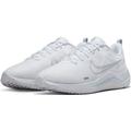 Laufschuh NIKE "DOWNSHIFTER 12" Gr. 42, weiß (white, metallic, silver, pure, platinum) Schuhe Damen