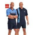 Shorty LE JOGGER Gr. 48/50 (M), blau (marine, blau) Herren Homewear-Sets Pyjamas