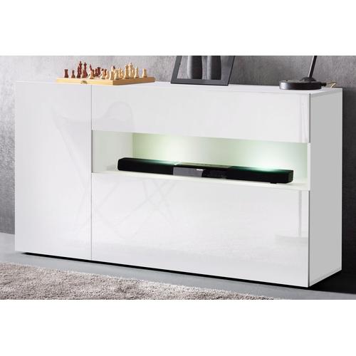 Sideboard TECNOS Sideboards weiß (weiß, weiß, hg) Sideboards Breite 140 cm, ohne Beleuchtung