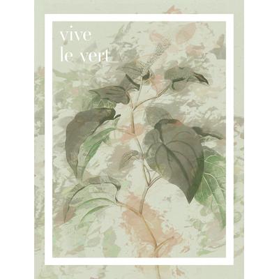 Bild KOMAR "PLANT ART Vive le vert", grün (farbe bild(er): grün), B:30cm H:40cm, Papier, Holz, Bilder, Wandbild zur Dekoration - ohne Rahmen Image