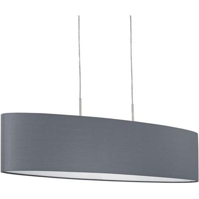 EGLO Pendelleuchte "PASTERI", grau (grau, nickelfarben), B:100cm T:28cm, Lampen, Hängeleuchte, Hängelampe Image