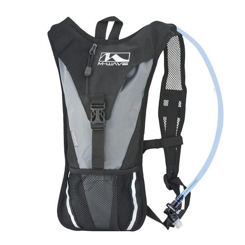 Trinkrucksack M-WAVE ""Trinkrucksack Maastricht H2O"" Rucksäcke Gr. B/H/T: 27cm x 50cm x 4cm, schwarz