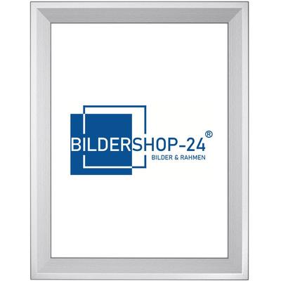 Bilderrahmen BILDERSHOP-24 "Ria" Gr. B/H/T: 65 cm x 65 cm x 2,8 cm, silberfarben (alu geschliffen) Bilderrahmen