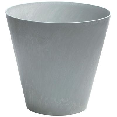 Pflanzkübel PROSPERPLAST "Tubus Concrete", grau (beton), H:37,3cm Ø:40cm, Kunststoff, Pflanzgefäße, ØxH: 40x37,3 cm Image