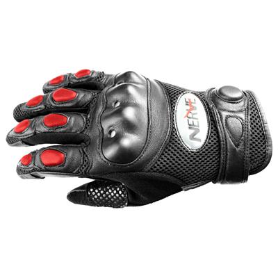 Motorradhandschuhe NERVE "KQ07" Handschuhe Gr. M, rot (rot, schwarz) Motorradhandschuhe