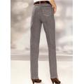 5-Pocket-Jeans CASUAL LOOKS Gr. 19, Kurzgrößen, grau (taupe, denim) Damen Jeans 5-Pocket-Jeans
